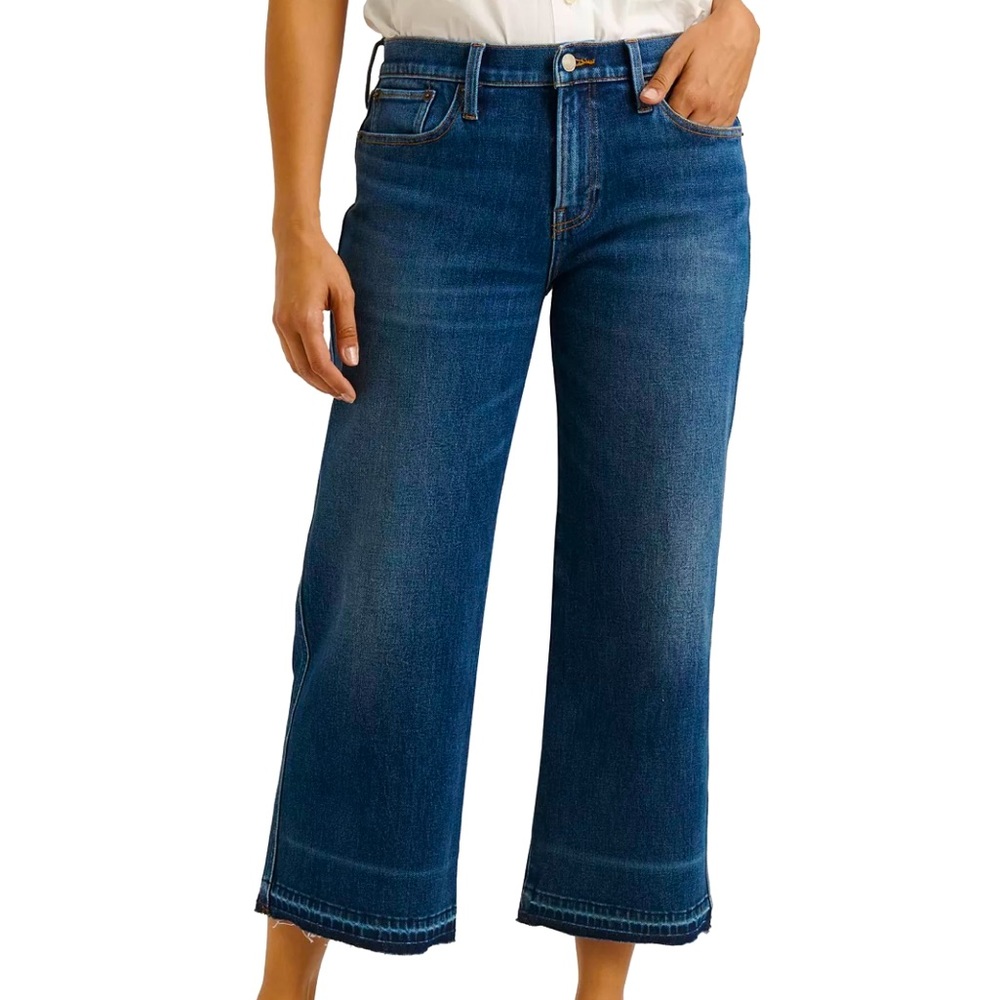 Lucky Brand Mara Cropped Wide Leg Jeans with Released Hem 2/26–Worn Once!